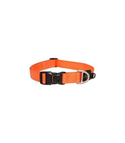 Rogz Classic Dog Collar - Large, Orange