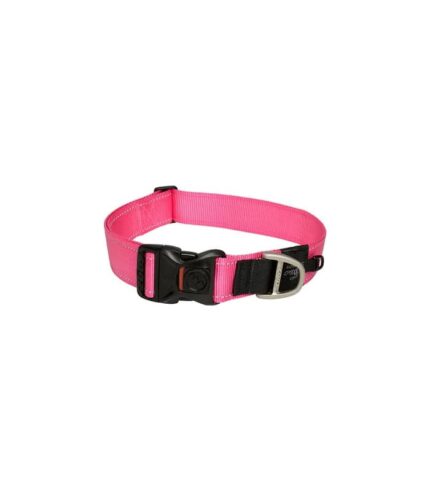 Rogz Classic Dog Collar - Large, Opera Mauve